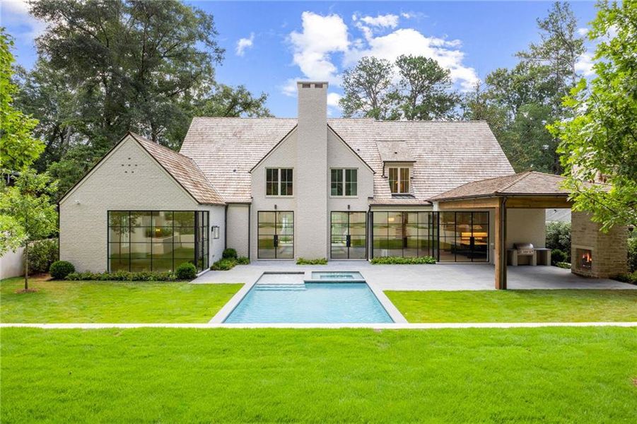 Front exterior of a new home in , Atlanta, GA, highlighting curb appeal (Image 2).