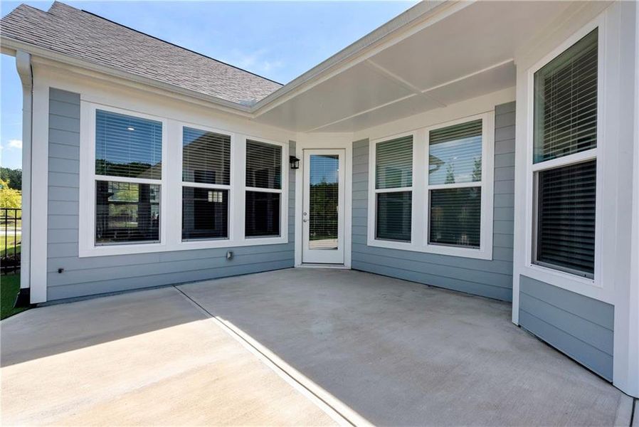 Exterior details and patio area of a home in , Dacula (Image 4). Exterior details and patio area of a home in , Dacula (Image 4).