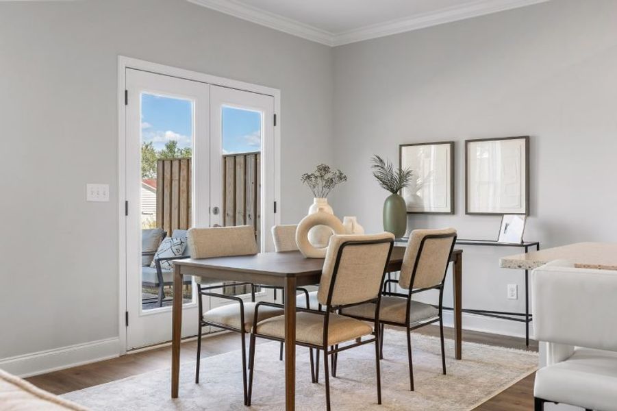 Furnished interior view inside a new home in The Abaco, Cleveland (Image 24).