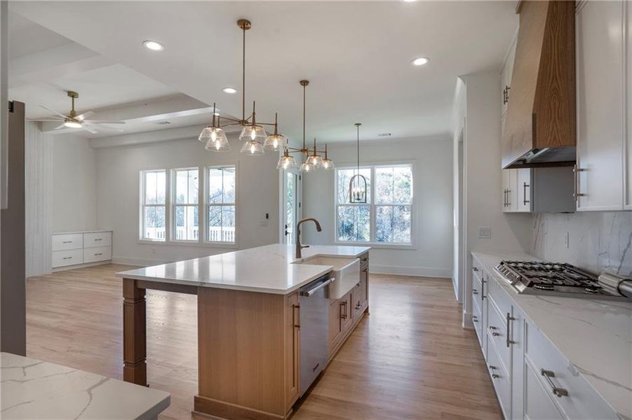 Furnished interior view inside a new home in , Bogart (Image 7).
