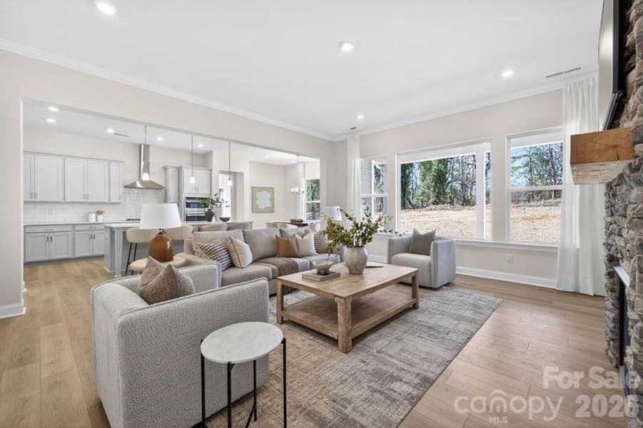 Furnished interior view inside a new home in Rolling Meadows, Mooresville (Image 12).