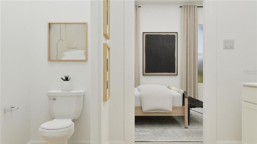 Furnished interior view inside a new home in , Clermont (Image 27).