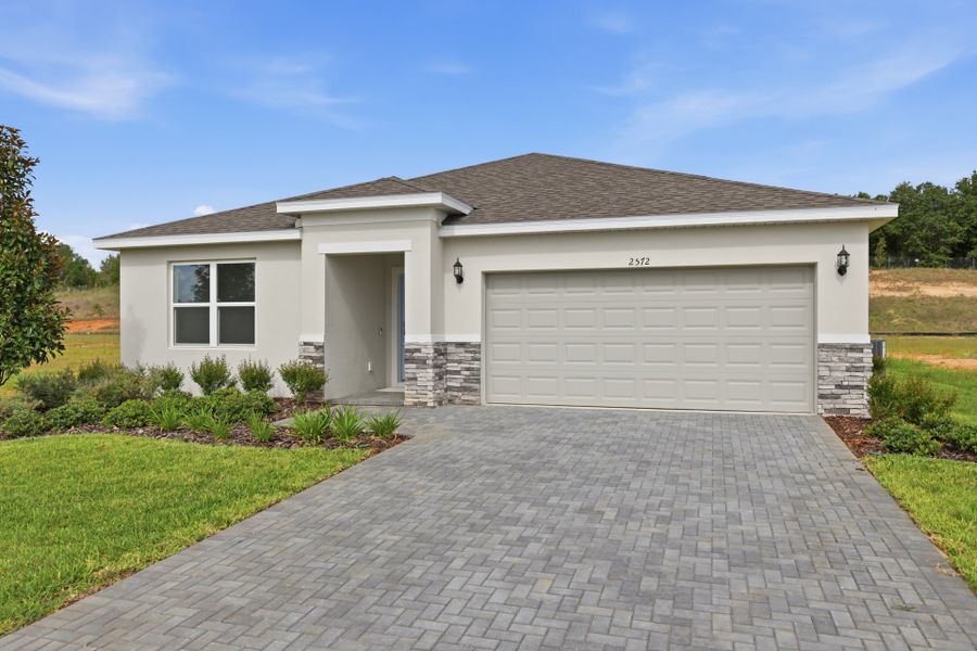 Representative exterior photo of a completed home built from the Sky by Park Square Residential in Brighton, Venice, FL (Image 10).