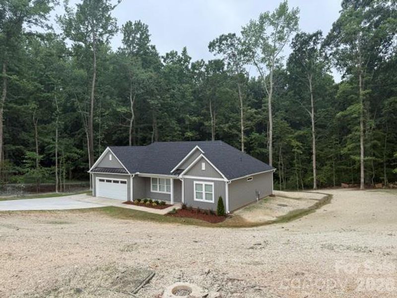 Large private lot Large private lot