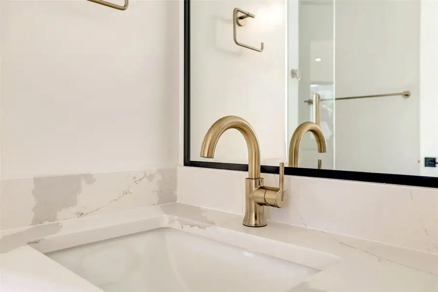 Bathroom view of a sink