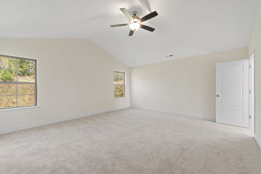 Spacious, unfurnished interior of a new home in Miller's Reserve, Winston-Salem (Image 59).