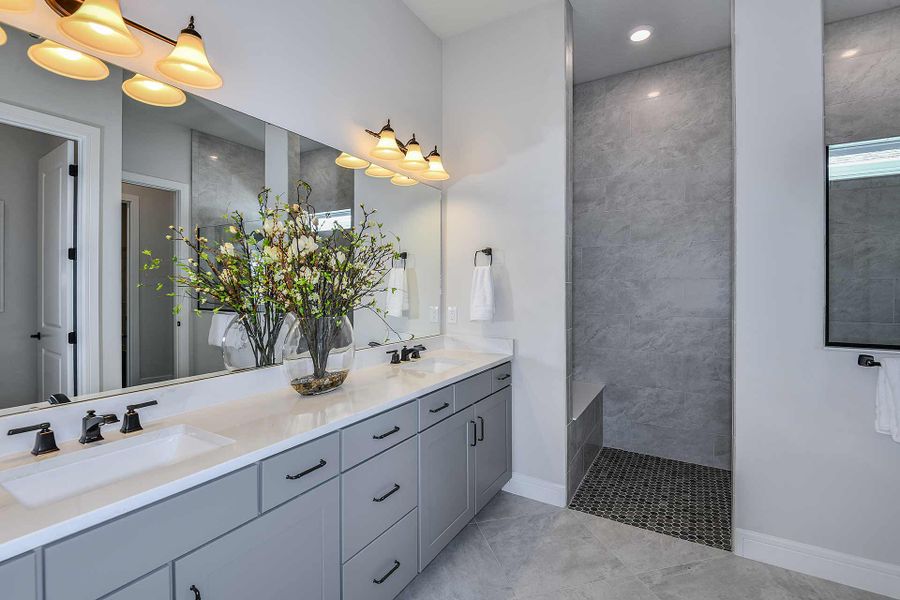 Furnished interior view inside a new home in Avondale at Avenir, Palm Beach Gardens (Image 7).