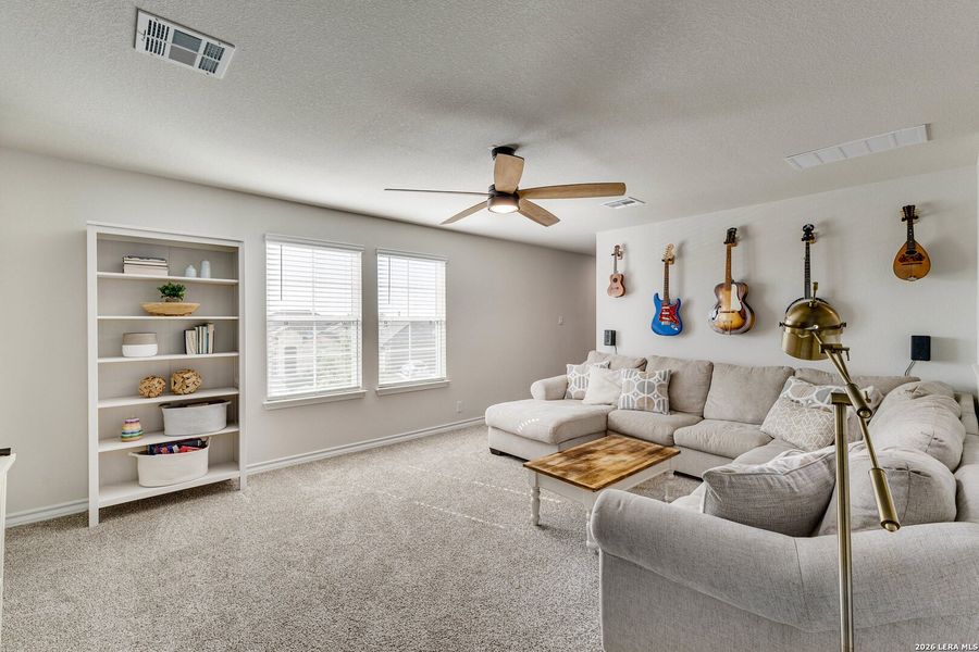 Furnished interior view inside a new home in Brookstone Creek, San Antonio (Image 8).
