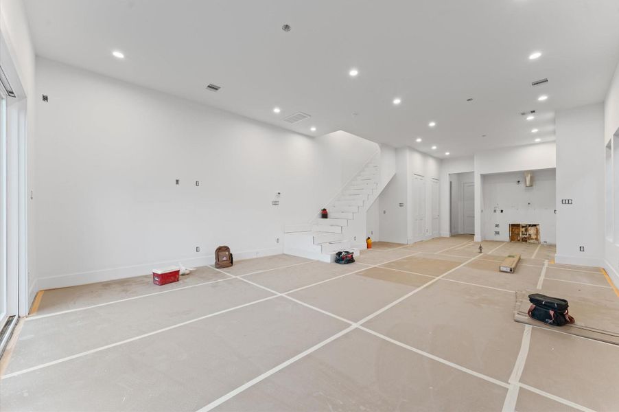 Expansive living area. Expansive living area.