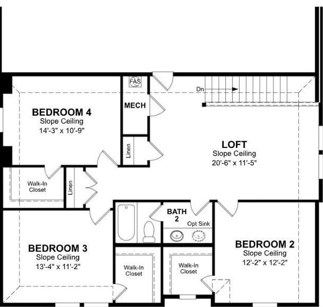 Beazer Homes Hurricane Creek Ranier Plan