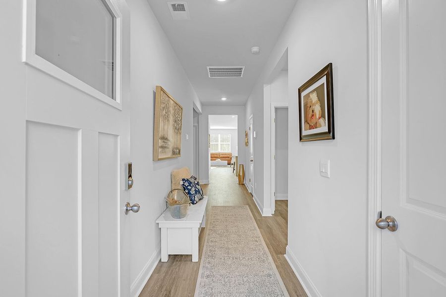 Furnished interior view inside a new home in Rivers Reach, Yemassee (Image 16). Furnished interior view inside a new home in Rivers Reach, Yemassee (Image 16).