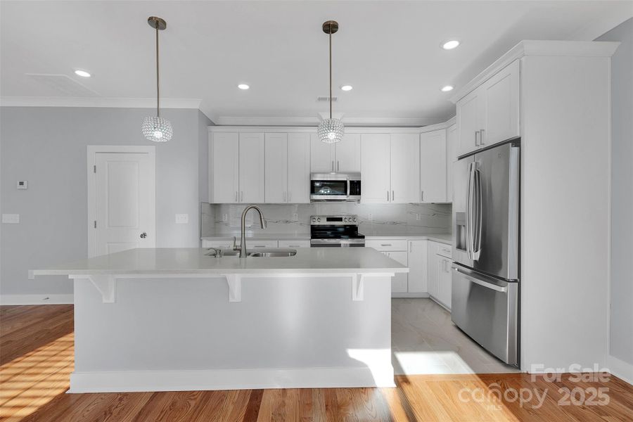 Furnished interior view inside a new home in , Charlotte (Image 12).