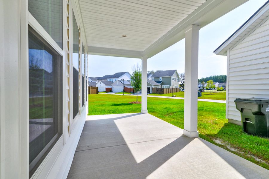 Exterior details and patio area of a home in , Summerville (Image 3).