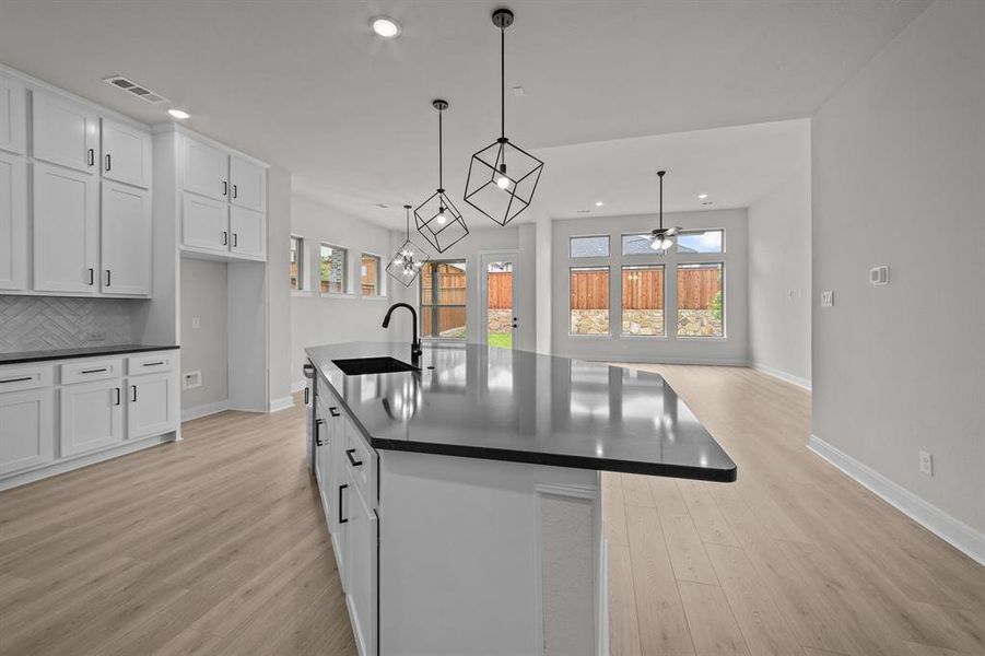 Furnished interior view inside a new home in Walsh Classic, Aledo (Image 12). Furnished interior view inside a new home in Walsh Classic, Aledo (Image 12).