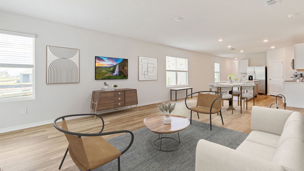Furnished interior view inside a new home in Oakfield Trails, Parrish (Image 8).