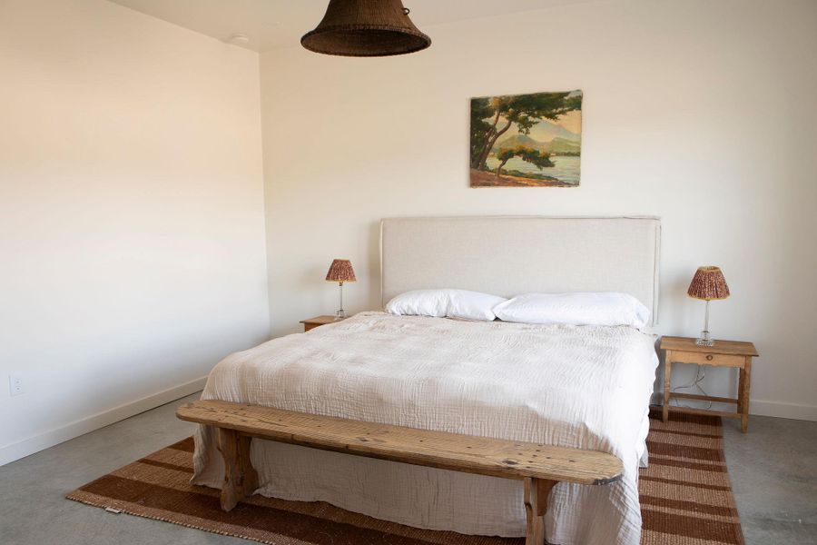 Bedroom with baseboards Bedroom with baseboards