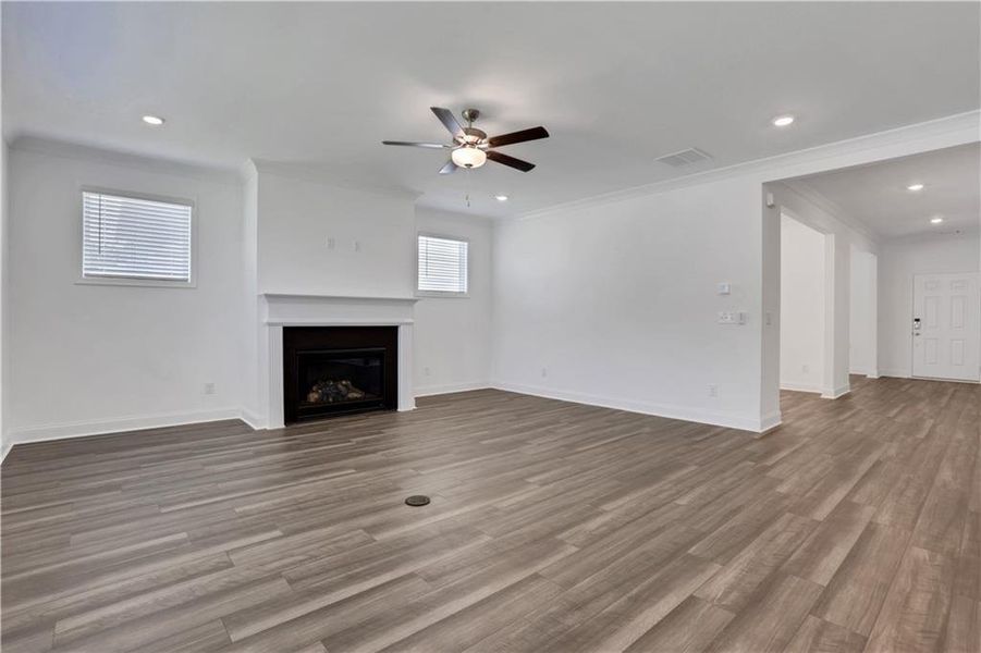 Spacious, unfurnished interior of a new home in Bailey Fence, Dacula (Image 17). Spacious, unfurnished interior of a new home in Bailey Fence, Dacula (Image 17).