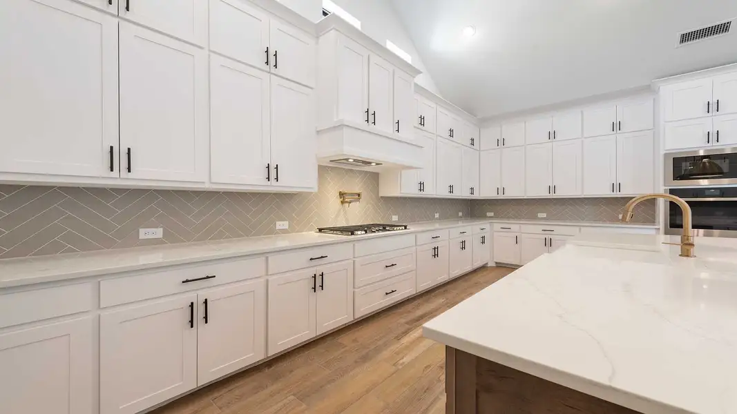 Representative furnished interior of a home built from the 4411W by Perry Homes in Enchanted Creek, Allen (Image 12).