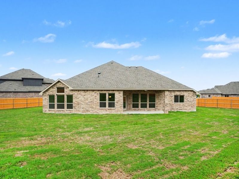 Exterior details and patio area of a home in Cole Crossing Estates, DeSoto (Image 20). Exterior details and patio area of a home in Cole Crossing Estates, DeSoto (Image 20).