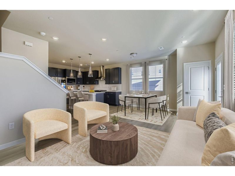 Furnished interior view inside a new home in , Fort Collins (Image 6).
