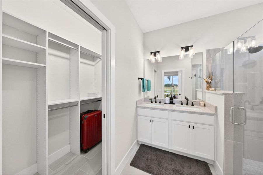 Furnished interior view inside a new home in , Oxford (Image 41).