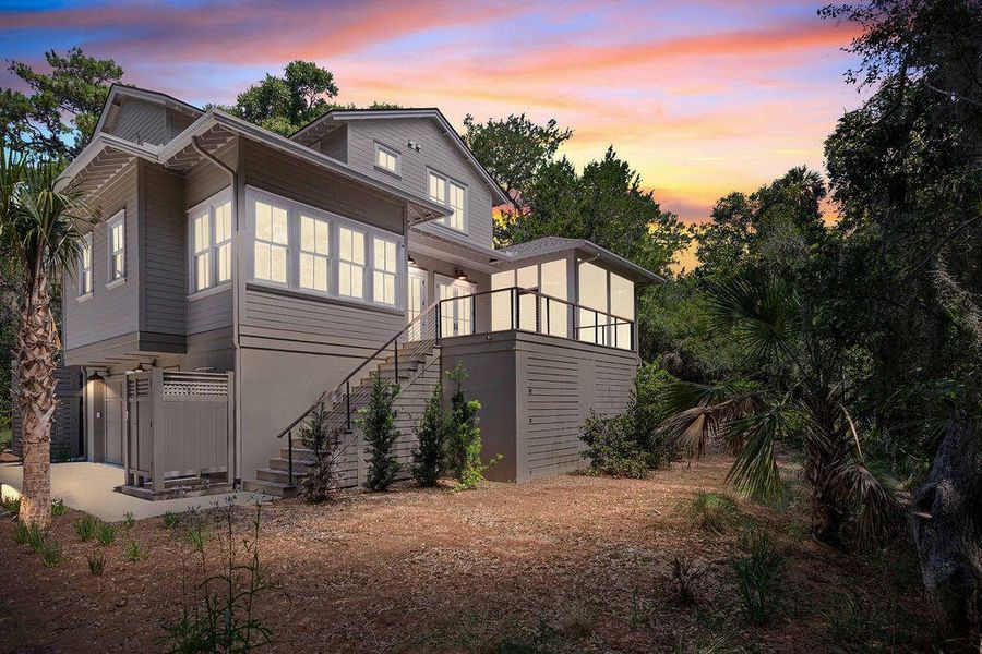 Front exterior of a new home in , Seabrook Island, SC, highlighting curb appeal (Image 25).