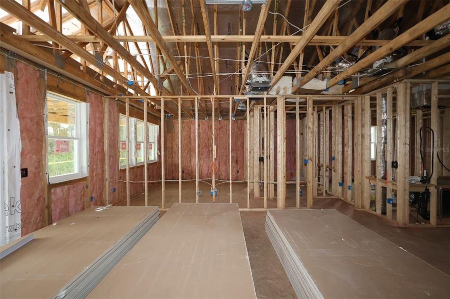 In-progress construction of a new home in Lake Star at Ovation, Winter Garden, FL (Image 7).