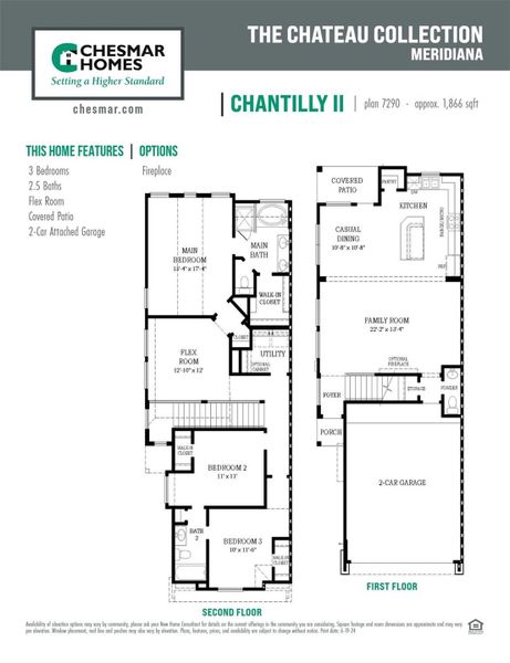 Chantilly II Floorplan Chantilly II Floorplan