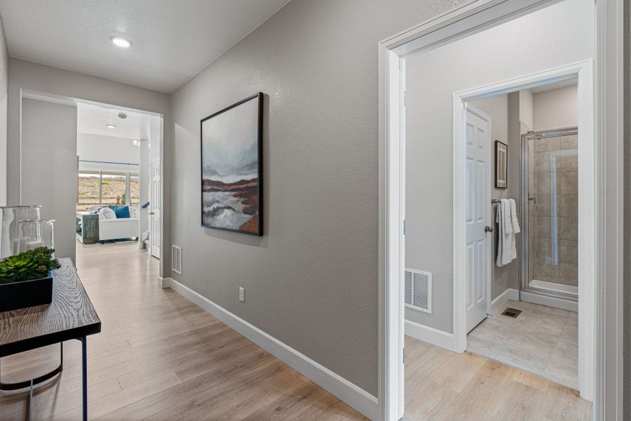 Representative furnished interior of a home built from the Fairmount by Taylor Morrison in Sugar Creek City Collection, Loveland (Image 7).