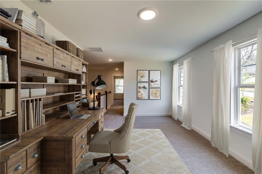 Furnished interior view inside a new home in , Dallas (Image 8).