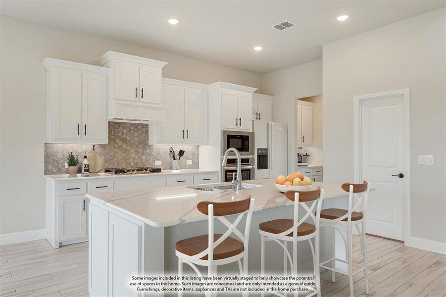 Furnished interior view inside a new home in Devonshire Classic 60-65, Forney (Image 14).