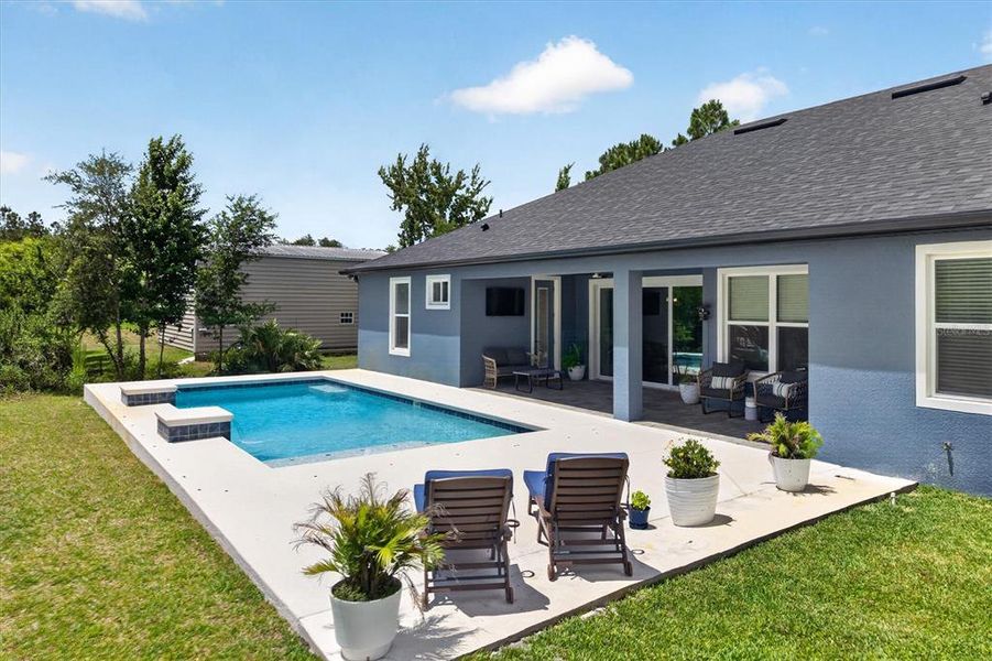 Exterior details and patio area of a home in , Orlando (Image 4). Exterior details and patio area of a home in , Orlando (Image 4).