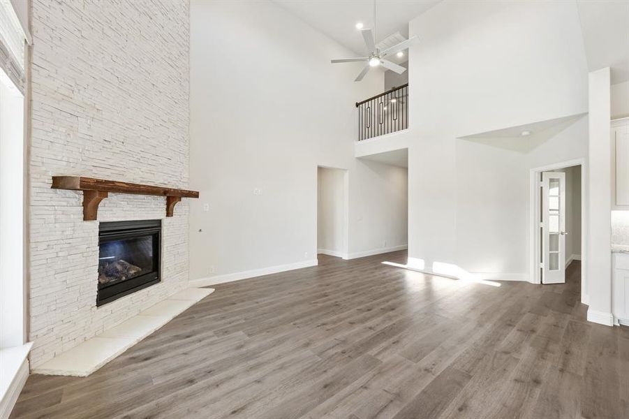 Spacious, unfurnished interior of a new home in Union Park Classic 60, Little Elm (Image 32). Spacious, unfurnished interior of a new home in Union Park Classic 60, Little Elm (Image 32).