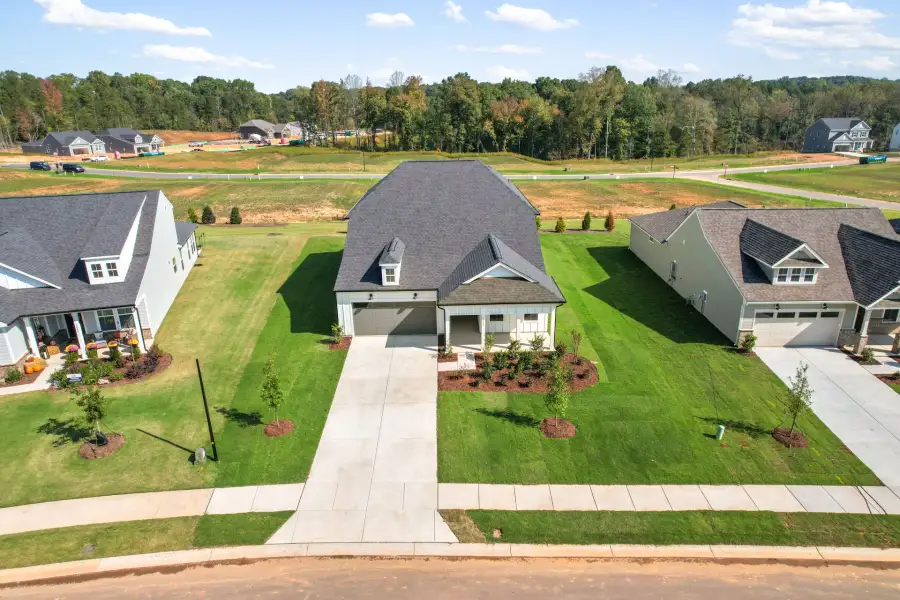 Front exterior of a new home in Kinsdale, Lancaster, SC, highlighting curb appeal (Image 33).