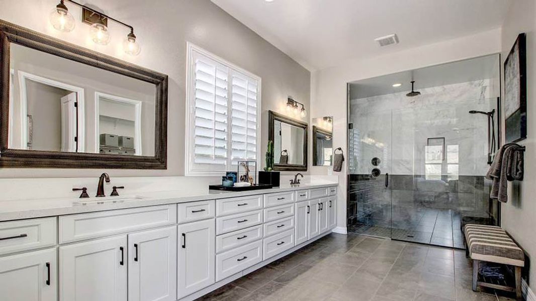 Representative furnished interior of a home built from the Appaloosa by Taylor Morrison in Victory at Verrado Venture II Collection 55+, Buckeye (Image 27).