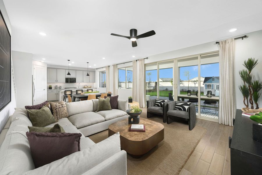 Representative furnished interior of a home built from the Sienna by Mattamy Homes in Tyler Ranch, Buckeye (Image 12).