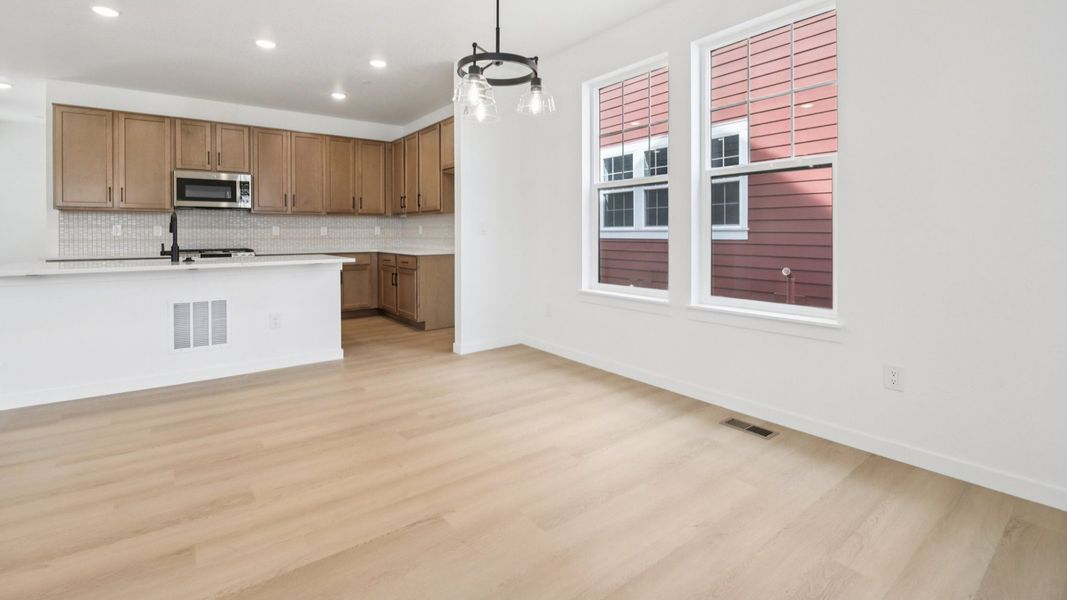 Furnished interior view inside a new home in Westerly, Erie (Image 14).