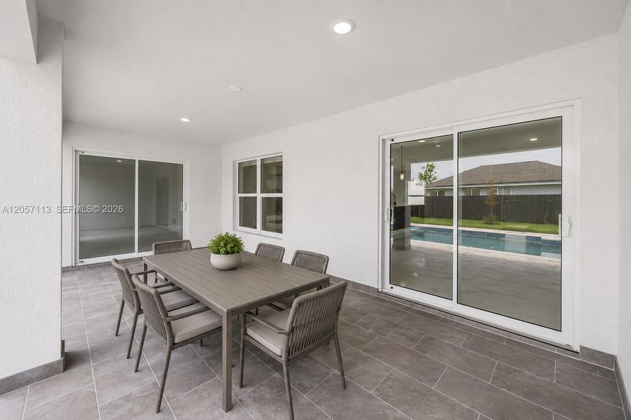 Exterior details and patio area of a home in , Cape Coral (Image 25). Exterior details and patio area of a home in , Cape Coral (Image 25).
