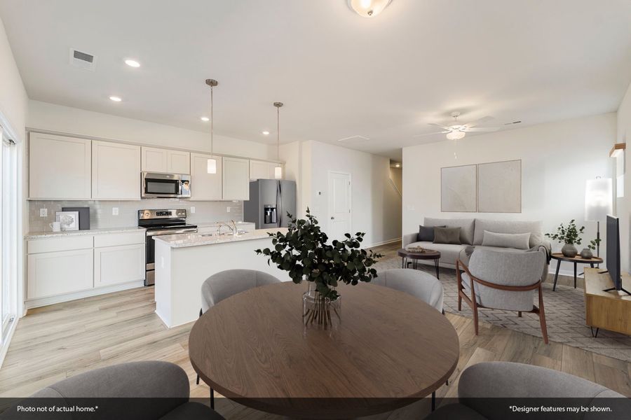 Furnished interior view inside a new home in Edwards Station, Taylors (Image 6).