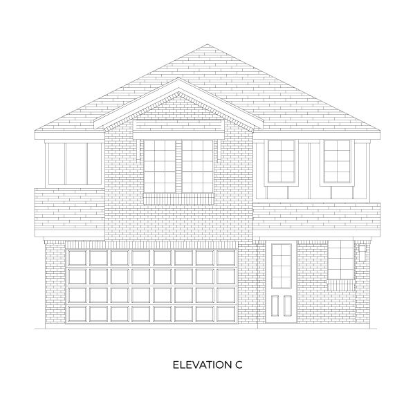 Representative rendering of the exterior for the Jackson Select F by First Texas Homes (Image 6).