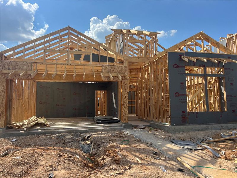 In-progress construction of a new home in , Katy, TX (Image 5).