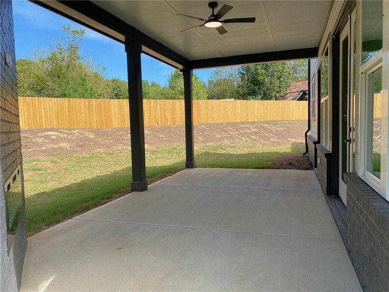 Exterior details and patio area of a home in , Snellville (Image 31).