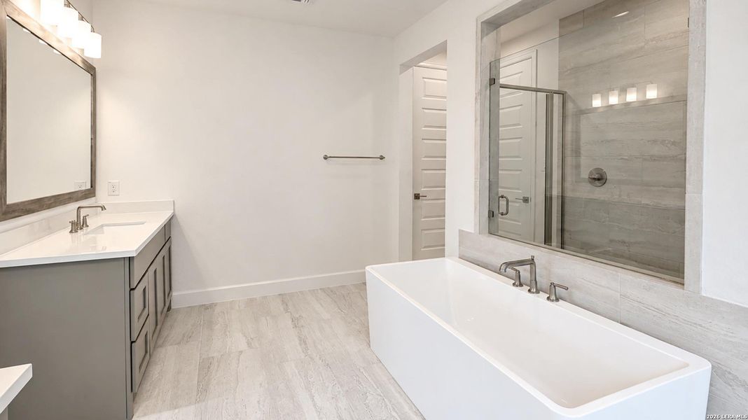 Furnished interior view inside a new home in Veramendi, New Braunfels (Image 13).