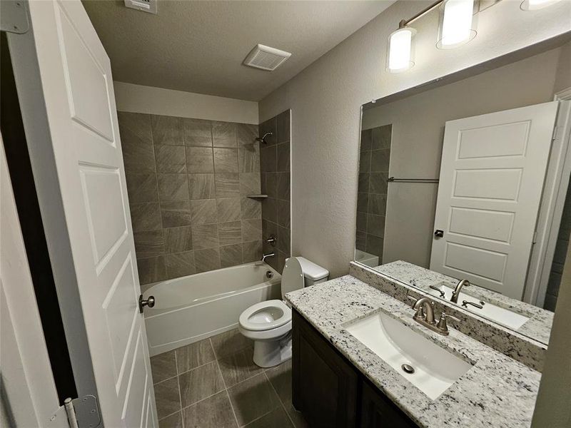 Furnished interior in a model home at Buchanan Ranch in Greenville (Image 8).