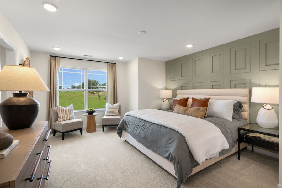 Representative furnished interior of a home built from the Bryce by Mattamy Homes in Magnolia Park Townes, Garner (Image 16).