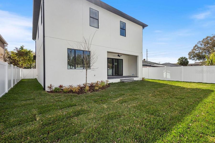Exterior details and patio area of a home in , Tampa (Image 34). Exterior details and patio area of a home in , Tampa (Image 34).