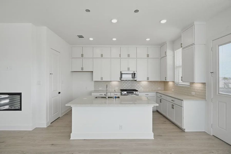 Furnished interior view inside a new home in Prominence Urban, San Antonio (Image 6).
