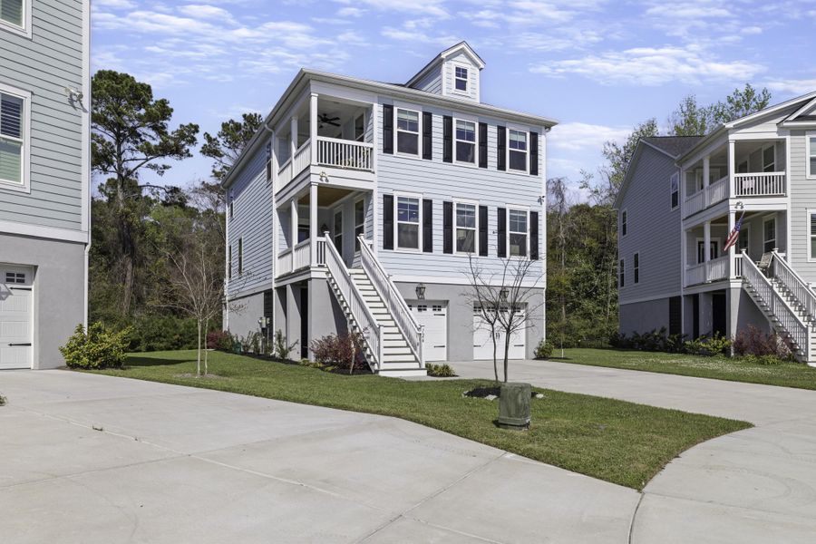 Front exterior of a new home in , Charleston, SC, highlighting curb appeal (Image 2). Front exterior of a new home in , Charleston, SC, highlighting curb appeal (Image 2).