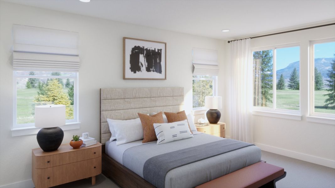 Representative furnished interior of a home built from the 2 by Trumark Homes in Independence, Elizabeth (Image 9).