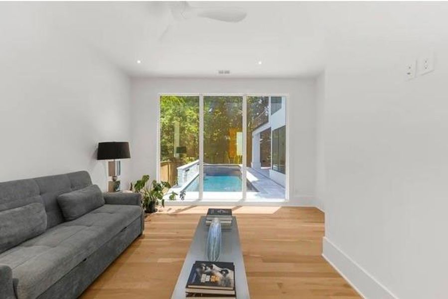 Furnished interior view inside a new home in , Brookhaven (Image 39).